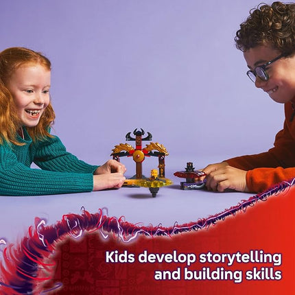 LEGO NINJAGO Dragon Spinjitzu Battle Pack - Spinning Blade Building Toy for Kids, Boys and Girls, Ages 6+ - with 2 Minifigures - Gift Idea for Birthdays - 71826