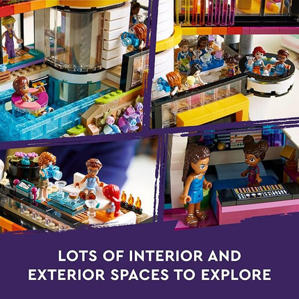 LEGO Friends Andrea's Modern Mansion Doll House - 4 Story Toy House Building Toy Set for Kids, Girls and Boys, Ages 14+ - Includes 11 Characters - Gift Idea for Birthdays & Holidays - 42639