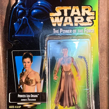 Star Wars the Power of the Force - Princess Leia Organa as Jabba's Prisoner Action Figure