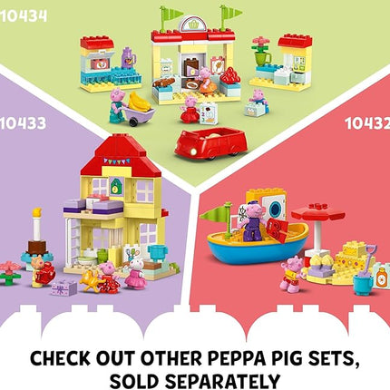LEGO DUPLO Peppa Pig Garden and Tree House Toddler Toy, Building Block Learning Set for Preschool Kids with 2 Figures Included, Peppa Pig Toy Gift Idea for Toddlers Ages 2 and Up, 10431