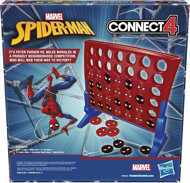 Hasbro Gaming Connect 4 Marvel Spider-Man Edition, Strategy Board Game for 2 Players, Ages 6 and Up (Amazon Exclusive)