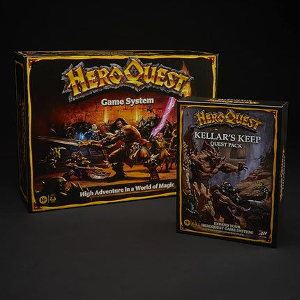 Hasbro Gaming Avalon Hill HeroQuest Kellar's Keep Expansion, Dungeon Crawler Board Game for Ages 14 and Up 2-5 Players Requires HeroQuest Game System to Play