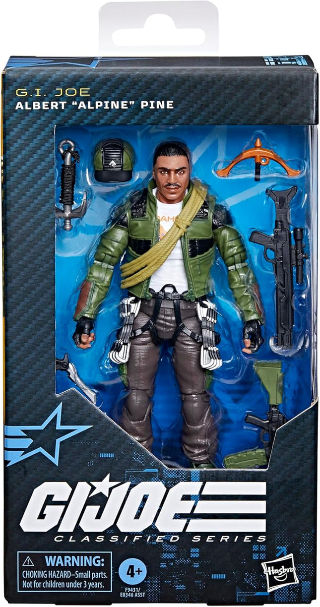 G.I. Joe Classified Series #133, Albert Alpine Pine, Collectible 6 Inch Action Figure with 9 Accessories