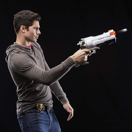 Nerf Overwatch McCree Rival Blaster with Die Cast Badge & 6 Overwatch Rival Rounds