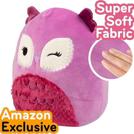 Squishmallows 10" Aurora The Owl Plush - Official Jazwares - Super Soft Cuddly Stuffed Animal, Collectible Toy, Boys, Girls, Kids & Adults Favorite, for Birthdays, Holidays, Bedtime, Décor