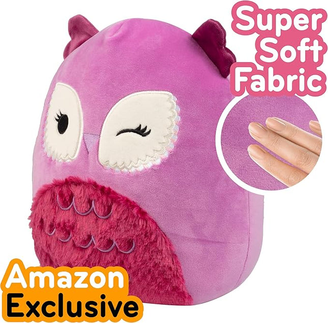 Squishmallows 10" Aurora The Owl Plush - Official Jazwares - Super Soft Cuddly Stuffed Animal, Collectible Toy, Boys, Girls, Kids & Adults Favorite, for Birthdays, Holidays, Bedtime, Décor