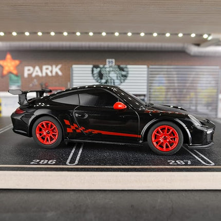 BEZGAR Porsche Remote Control Car - Officially Licensed Porsche 911 GT3 RS Toy Car 1:24 Porsche RC Car Model Vehicle Gift for Boys,Girls,Teens and Adults (39900 Black)