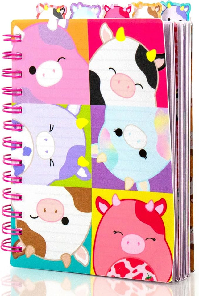 Squishmallows Original Tab Journal, 5 Tabs, Spiral Bound, Journals for Teens, Birthday Gift, Journaling Kit, Journal Set, Kids Journal, Stationery Set for Girls, Sketch Journal, Diary