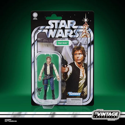 STAR WARS The Vintage Collection Han Solo, A New Hope Premium 3.75 Inch Collectible Action Figure
