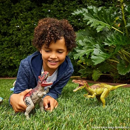 Mattel Jurassic World Camp Cretaceous Roar Attack Dinosaur Action Figure, Ceratosaurus Dino Toy with Strike Motion & Sounds