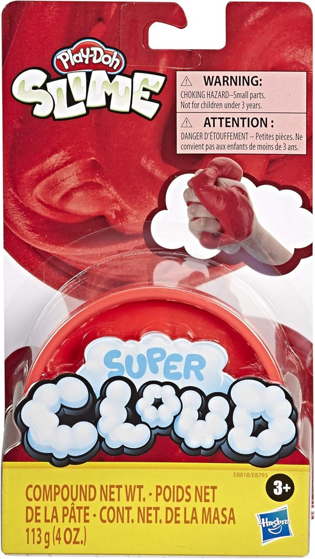 Play-Doh Super Cloud Single Can of Red Fluffy Slime Compound for Kids 3 Years & Up