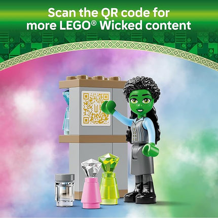LEGO Wicked Glinda, Elphaba & Nessarose at Shiz University Building Toys - Gifts for Birthdays - Wicked Toys for Kids, Girls & Boys, Age 7+ - 75681