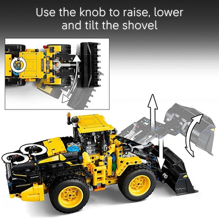 LEGO Technic Volvo L120 Electric Wheel Loader Construction Toy - Pretend Play Building Set - Great Birthday Gift for Boys, Girls, and Kids 9+ Who Love Vehicle Playsets - 42209