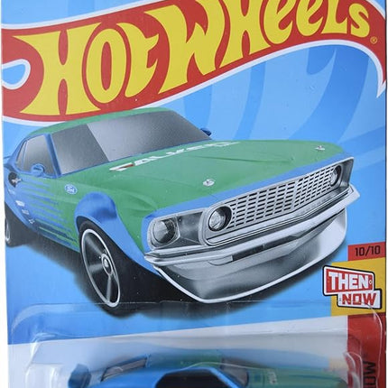Hot Wheels '69 Ford Mustang Boss 302, Then and Now 10/10 [Blue/Green] 244/250