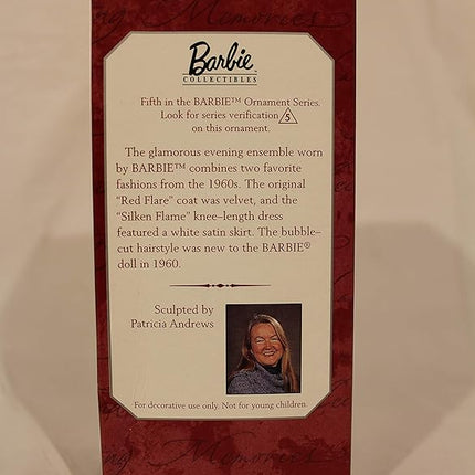 1998 Hallmark Keepsake Ornament Barbie Silken Flame