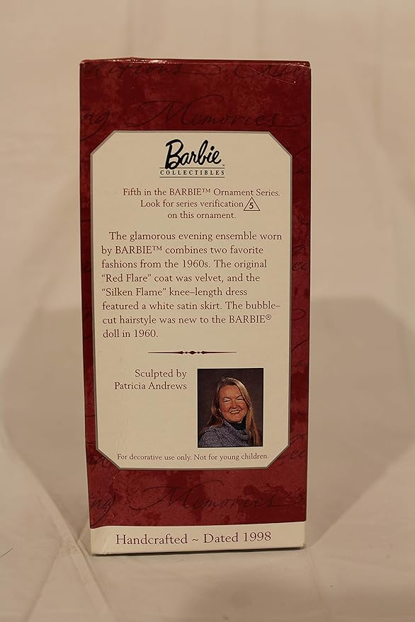 1998 Hallmark Keepsake Ornament Barbie Silken Flame