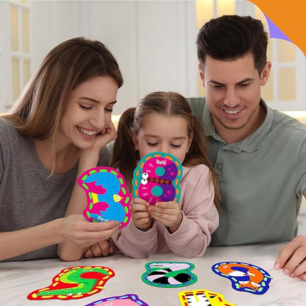 SpriteGru 10 Pieces Number Lacing Cards, 0-9 Double Sided Sewing Cards with 10 Colorful Laces, Imagination Development Lacing Toys Games for Children Educational and Learning Activity