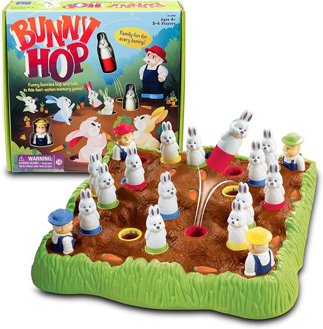 Educational Insights Bunny Hop: Memory & Color Recognition Preschool & Toddler Game, 2-4 Players, Easter Basket Stuffers for Kids, Gift for Kids Ages 4+