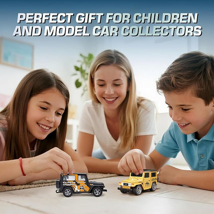 MOONTOY 1:64 Scale Mini Alloy Romote Control Car with LED Lights, 2.4Ghz Remote and App Control Toy Car, 3-Speed Adjustment Pocket Toy Car for Kids 4-8 Years and Adults (Black)