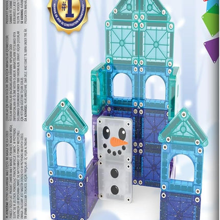 Magna-Tiles microMAGS Winter Wonder Travel Set 26-Piece Magnetic Construction Set, The Original Magnetic Building Brand