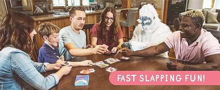 Yeti Slap - Hilarious and Competitive Card Game with Yetis, Best Card Games for Families, Adults, Teens, and Kids, Great Gift for Couples, 2-6 Players