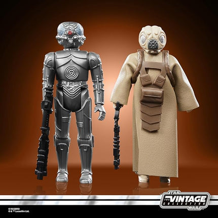 STAR WARS Retro Collection 4-LOM & Zuckuss, 2-Pack, The Empire Strikes Back 3.75-Inch Collectible Action Figures, Ages 4 and Up (Amazon Exclusive)