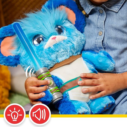 Star Wars: Young Jedi Adventures Jabberin' Jedi Nubs, Electronic Plush, Lights & Sounds, Toys, Preschool Toys for 3 Year Old Boys & Girls