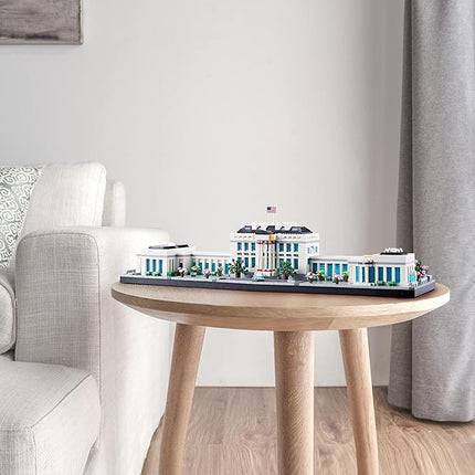 Architecture Sets for Adults White House U.S. Capital Collection Building Kit Micro Blocks Famous Landmark, Mini Bricks Toys Presents for Kids 3520 PCS