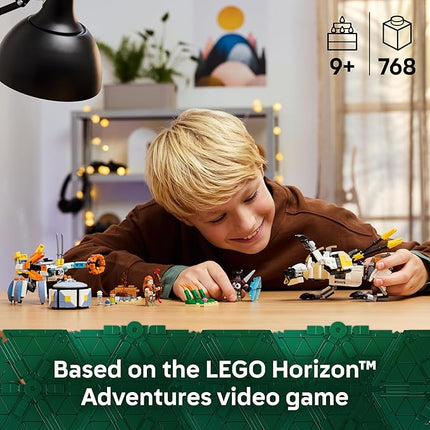 LEGO Horizon Adventures Aloy & Varl vs. Shell-Walker & Sawtooth Kids Toy - Building Toy for Boys & Girls, Ages 9+ - Gaming Gift Idea for Horizon Fans - 77037