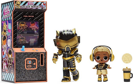 L.O.L. Surprise! Arcade Heroes Series 2 Action Figure with 15 Surprises Including Hero Suit, Boy or Ultra-Rare Girl Doll and Accessories, Trading Card- Toy Gift for Girls Boys Ages 4 5 6 7+