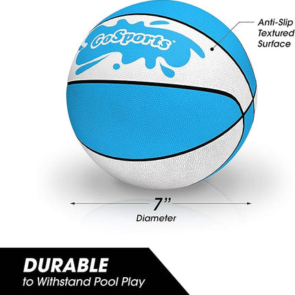 GoSports Water Basketballs 2 Pack - Choose Between Size 3 and Size 6, Great for Swimming Pool Basketball Hoops