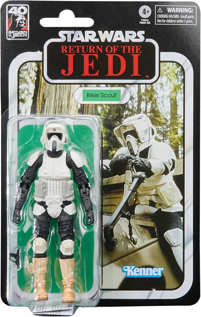 STAR WARS The Black Series Biker Scout, Return of The Jedi 40th Anniversary 6-Inch Collectible Action Figures, Ages 4 and Up
