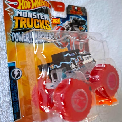 Hot Wheels Monster Trucks New for 2024 1:64 Scale (Bone Shaker Power Smashers 4/7)