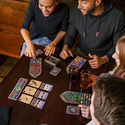 Sagrada Board Game | Family Game for Kids and Adults | Dice Drafting and Placement Strategy Game | Ages 10+ | 1 to 4 Players | by Floodgate Games