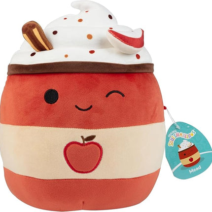 Squishmallows 10" Pumpkin Latte & Apple Cider 2-Squish Halloween Pack - Get Two Jumbo Official Jazwares 10" Plush for Less - Collectible Soft Squishy Stuffed Animal Toy Gift Set for Kids, Girls & Boys