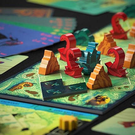 Sail Board Game - Co-op Trick Taking Game - 2 Players - 20 Minute Play Time (Sail Base Game)