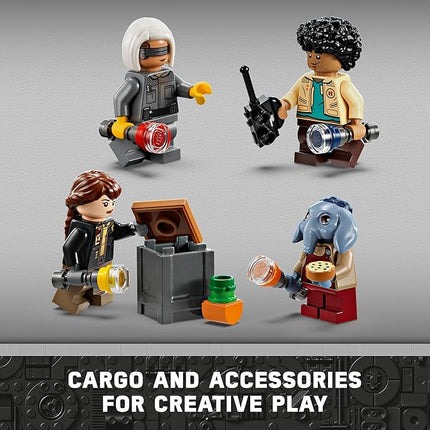 LEGO Star Wars Skeleton Crew The Onyx Cinder Spaceship Toy - Star Wars Building Toy Set for Kids, Boys & Girls, Ages 10+ - Birthday Gift for Fans - 75374