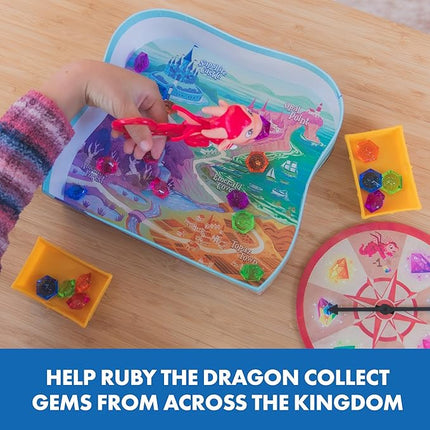 Educational Insights Ruby's Gem Quest - Preschool Fine Motor Board Game for Kids, Learning Scissor Skills & Color Matching, Fun Family Game Night, Therapy Games & Tweezer Toys, for 2-4 Players Ages 3+