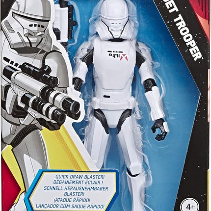 STAR WARS Galaxy of Adventures The Rise of Skywalker Jet Trooper 5'-Scale Action Figure Toy with Fun Blaster Action Movement