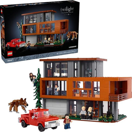 LEGO Ideas Twilight The Cullen House - Collectible Set for Adults 18+ - DIY Fantasy Craft for Book Lovers - Edward, Bella, Jacob + 4 More Minifigures - Gift Idea for Fans of The Movies - 21354