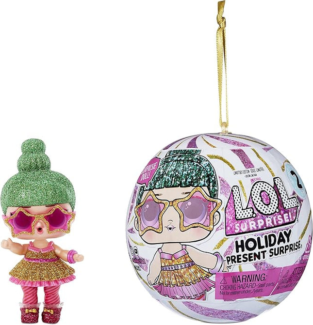 L.O.L. Surprise! Holiday Supreme Doll Tinsel with 8 Surprises Including Collectible Holiday Doll, Shoes, and Accessories | Great Gift for Kids Ages 4+