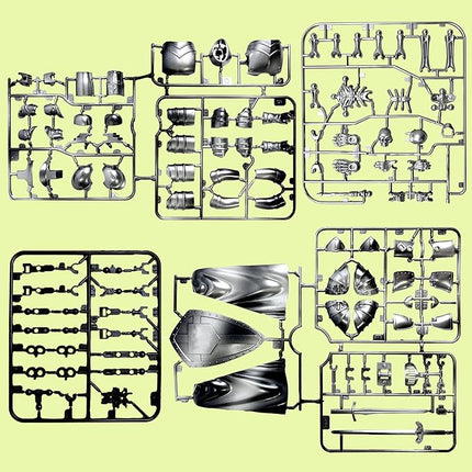 T13 Action Figure Set Articulated Skeleton Figure Titan 13 Medieval Knight Multi-Jointed Dummy Movable Robot Desktop Table Decoration