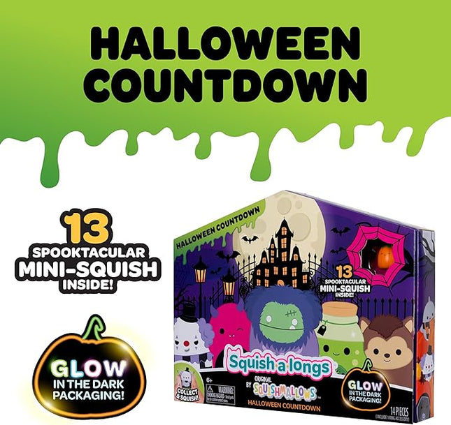 Squish-a-longs Halloween Countdown Calendar – Includes 13 Mini-Squish (Wave 3)