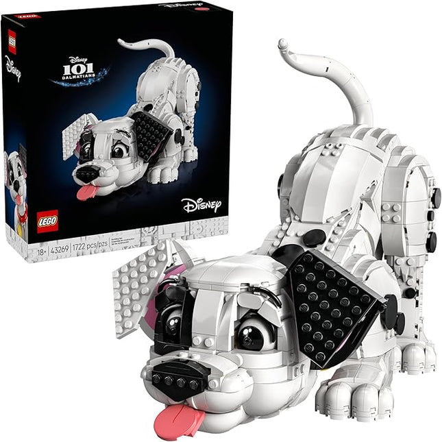 LEGO Disney 101 Dalmatians Puppy Building Set for Adults - Collectible DIY Kit for Movie Fans 18+ - Build Patch, Penny, Rolly or a Custom Pup - Gift Idea for Dog Lovers and Craft Enthusiasts - 43269