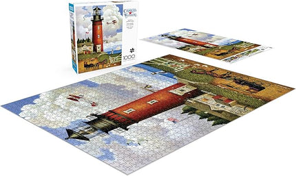 Buffalo Games - Charles Wysocki - Daddy's Coming Home - 1000 Piece Jigsaw Puzzle for Adults - Challenging Puzzle Perfect for Game Nights