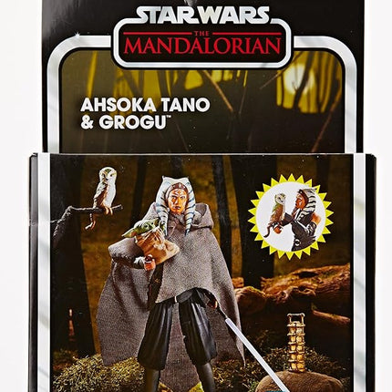 STAR WARS The Vintage Collection Ahsoka Tano and Grogu Deluxe Action Figure Set, 8 Pieces