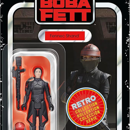 STAR WARS Retro Collection Fennec Shand, The Book of Boba Fett 3.75 Inch Collectible Action Figures, Ages 4 and Up