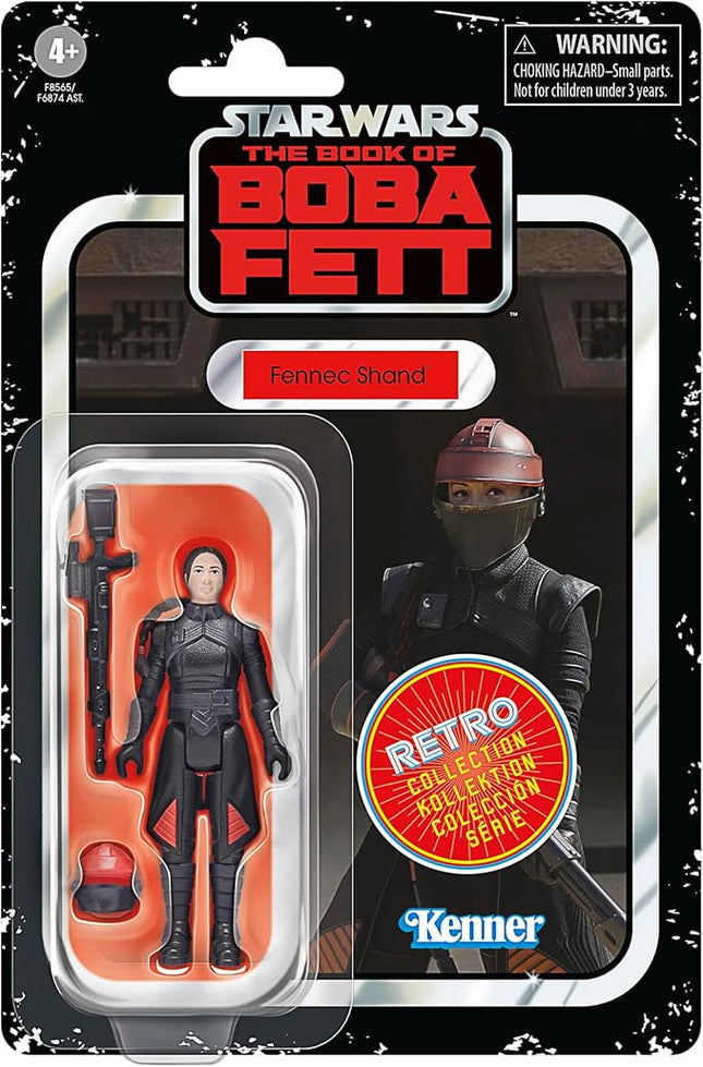 STAR WARS Retro Collection Fennec Shand, The Book of Boba Fett 3.75 Inch Collectible Action Figures, Ages 4 and Up