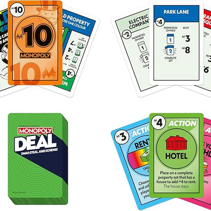 Monopoly Deal Card Game - English Version