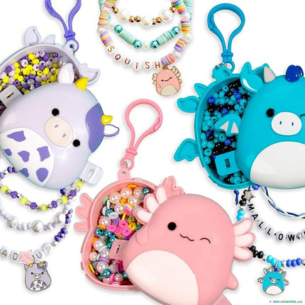 Squishmallows Original Bracelet Bundle, Bracelet Making Kit, Friendship Bracelet Kit, Charm Bracelet, Charm Bracelet Making Kit, Gifts for Girls, 7 Year Old Girl Birthday Gifts, Teen Girl Crafts